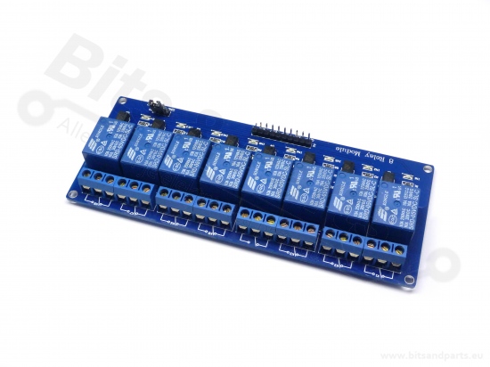 Relay board 8-channel 5V - optocoupled